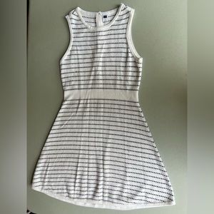 Janie and Jack black and white striped dress